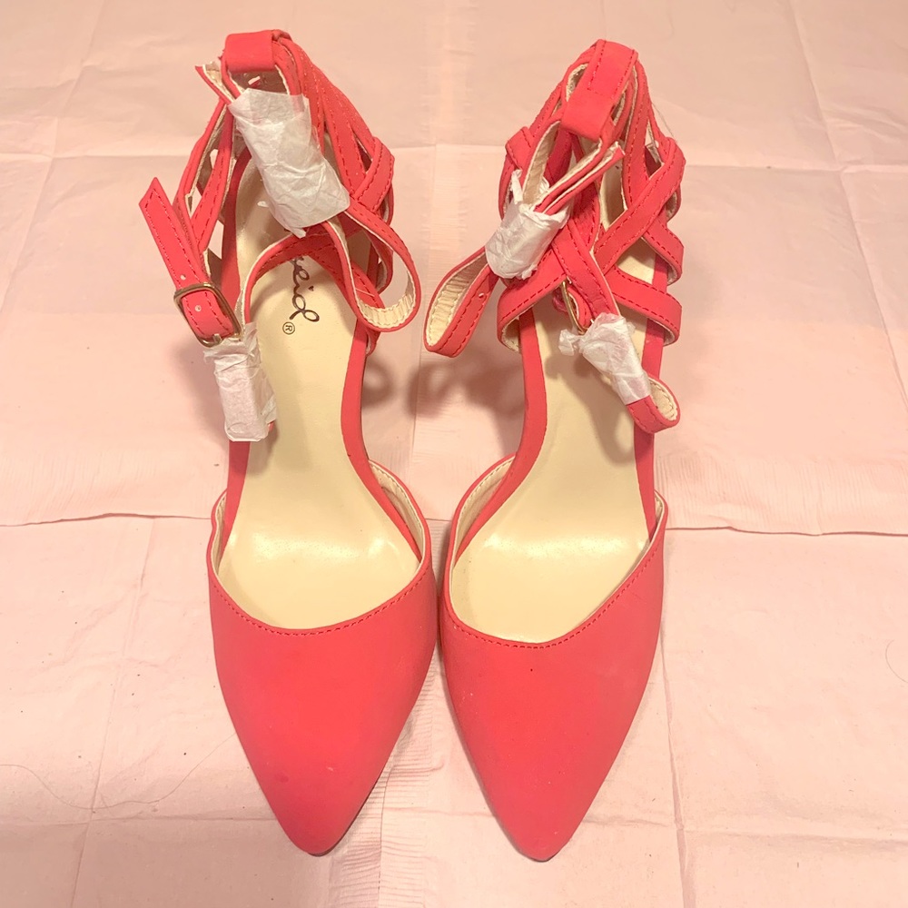 Ankles stripes high heels